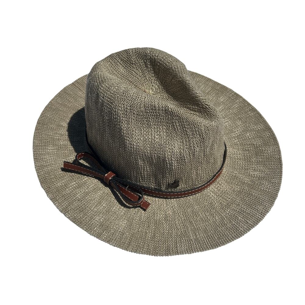 Women's Disney Parks Authentic Hat, Adult Size, Leather Decor with Bow, 3' Brim